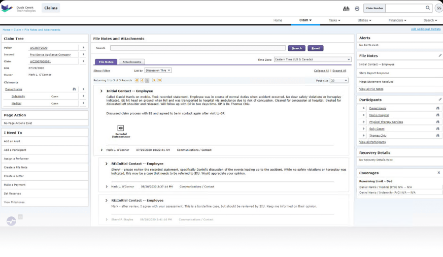 Claims Management App